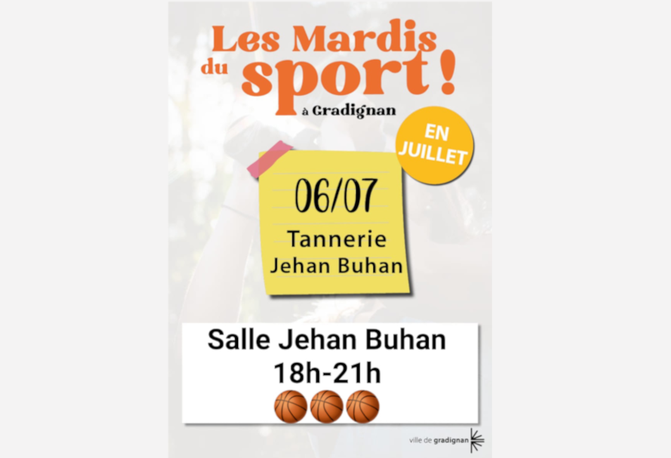 Mardi Sport Gradignan Basket 06 juillet