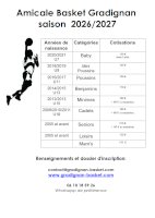 Tarifs 2026-2027